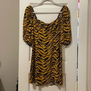 Reformation Tiger Print Dress
